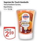 No-Touch Handseife im Angebot bei GLOBUS in Halle No-Touch Handseife Angebote von Sagrotan bei GLOBUS Halle für 2,59 €