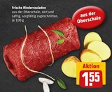 Frische Rinderrouladen Angebote bei REWE Gladbeck für 1,55 €