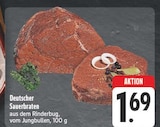 Deutscher Sauerbraten im Angebot bei EDEKA in Ansbach Deutscher Sauerbraten Angebote bei EDEKA Ansbach für 1,69 €