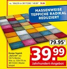 Design-Teppich "Karo Art" von  im aktuellen Segmüller Prospekt für 39,99 €