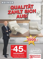 Sofa im Möbelzentrum Pforzheim Prospekt in Karlsruhe Aktueller Möbelzentrum Pforzheim Prospekt mit Sofa, "Polster-Spezial", Seite 1