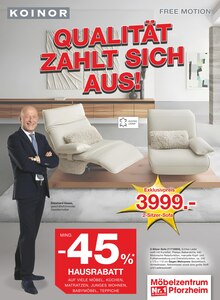 Sofa im Möbelzentrum Pforzheim Prospekt "Polster-Spezial" mit 34 Seiten (Heilbronn)