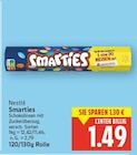 Smarties von Nestlé für 1,49 € bei E center im Angebot Smarties von Nestlé im aktuellen E center Prospekt