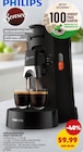 Kaffepadmaschine SELECT CSA230/69 im Angebot bei Penny in Wuppertal Kaffepadmaschine SELECT CSA230/69 Angebote von Philips bei Penny Wuppertal für 59,99 €
