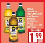 Raps-, Maiskeim- oder Sonnenblumenöl von EDEKA Herzstücke für 1,99 € bei EDEKA im Angebot Raps-, Maiskeim- oder Sonnenblumenöl von EDEKA Herzstücke im aktuellen EDEKA Prospekt