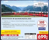 Reis im Netto Marken-Discount Prospekt Bergferien im Bahnwunderland von MANU Touristik GmbH im aktuellen Netto Marken-Discount Prospekt für 699,00 €