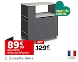 Desserte Anna - But à Bastia Desserte Anna en promo chez But Bastia à 89,99 €