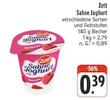 nah und gut - Sahne Joghurt Angebot im Prospekt Sahne Joghurt bei nah und gut im Prospekt "" für 0,39 €