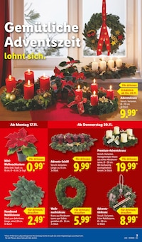 Adventskranz im aktuellen Lidl Prospekt (Chemnitz) Adventskranz im Lidl Prospekt "LIDL LOHNT SICH" mit 73 Seiten (Chemnitz)