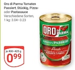 Tomaten Passiert Angebote von Oro di Parma bei GLOBUS Oberhausen für 0,99 €