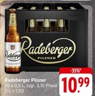 Pilsner Angebote von Radeberger bei E center Freiburg für 10,99 €