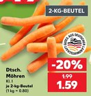 Möhren im Kaufland Prospekt Möhren im aktuellen Kaufland Prospekt für 1,59 €