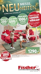 Der aktuelle Polstermöbel Fischer Prospekt Der aktuelle Polstermöbel Fischer Prospekt MESSENEUHEITEN