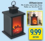 LED Kamin Laterne Angebote bei diska Hof für 9,99 €