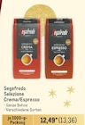 Selezione Crema/Espresso Angebote von Segafredo bei Metro Augsburg für 13,36 €