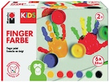 Fingerfarbe von Marabu Kids für 5,49 € bei Rossmann im Angebot Fingerfarbe von Marabu Kids im aktuellen Rossmann Prospekt