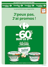 Catalogue Carrefour Proximité à Royan, avec 11 pages Prospectus Carrefour Proximité à Royan: "J’peux pas, J’ai promos !", 11} pages, 17/12/2024 - 31/12/2024