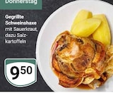 Aktuelles Gegrillte Schweinshaxe mit Sauerkraut Angebot bei GLOBUS in Jena ab 9,50 €