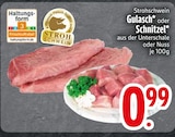 Gulasch im Angebot bei EDEKA in Landshut Gulasch Angebote von Strohschwein bei EDEKA Landshut für 0,99 €
