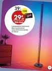 Lampadaire lumineux multicolore avec télécommande dans le catalogue Maxi Bazar