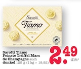 Aktuelles Tiamo Feinste Trüffel Marc de Champagne Angebot bei E center in Mannheim ab 2,49 €