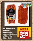 Schweine-Nackensteaks im Angebot bei REWE in Kaarst Schweine-Nackensteaks Angebote von Butcher’s Barbecue bei REWE Kaarst für 3,99 €