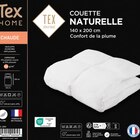 Couette sensation duvet chaude - TEX HOME en promo chez Carrefour Aulnay-sous-Bois à 64,99 €