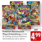 Boosterpack Mega-Entwicklung im Angebot bei EDEKA in Nürtingen Boosterpack Mega-Entwicklung Angebote von Pokémon bei EDEKA Nürtingen für 4,99 €