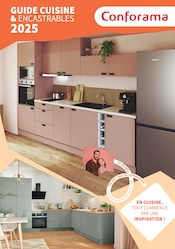 Catalogue Meubles & Décoration Conforama en cours à Cran-Gevrier et alentours, "GUIDE CUISINE 2025", 124 pages, 01/01/2025 - 31/12/2025