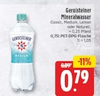 Mineralwasser Angebote von Gerolsteiner bei WEZ Bad Salzuflen für 0,79 €