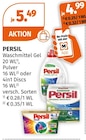 Waschmittel Gel, Pulver oder 4in1 Discs Angebote von PERSIL bei Müller Esslingen für 5,49 €
