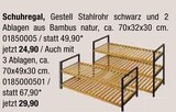 Schuhregal im Angebot bei Opti-Wohnwelt in Bamberg Schuhregal Angebote bei Opti-Wohnwelt Bamberg für 24,90 €