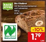 Aktuelles Bio-Vitalbrot Angebot bei Netto Marken-Discount in Ulm ab 1,79 €