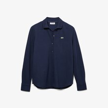 Lacoste Angers - Chemise polo en piqué de coton souple Promo Chemise polo en piqué de coton souple dans le catalogue Lacoste "Toutes les silhouettes" à Angers