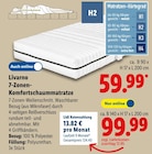 Aktuelle Matratze Angebote bei Lidl in Potsdam Aktuelles Livarno 7-Zonen-Komfortschaummatratze Angebot bei Lidl in Potsdam ab 59,99 €