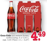 Aktuelle Coca Cola Angebote bei E center in Karlsruhe Aktuelles Coca-Cola Angebot bei E center in Karlsruhe ab 4,49 €