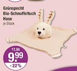 Bio-Schnuffeltuch Hase von Grünspecht im aktuellen V-Markt Prospekt für 9,99 €