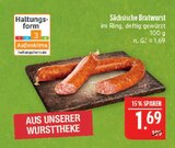Sächsische Bratwurst im Angebot bei Marktkauf in Altenburg Sächsische Bratwurst Angebote bei Marktkauf Altenburg für 1,69 €