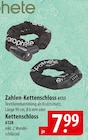Prophete Zahlen-Kettenschloss oder Kettenschloss 6128 im Angebot bei famila Nordost in Norderstedt Prophete Zahlen-Kettenschloss oder Kettenschloss 6128 Angebote bei famila Nordost Norderstedt für 7,99 €