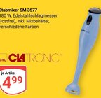 Stabmixer SM 3577 im Angebot bei GLOBUS in Bochum Stabmixer SM 3577 Angebote von Clatronic bei GLOBUS Bochum für 4,99 €