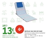 Matelas cale dos de plage dans le catalogue E.Leclerc