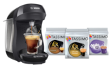 Machine multi-boissons Tassimo Happy - BOSCH en promo chez Carrefour Market Bastia à 29,99 €
