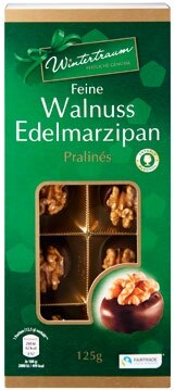 Walnuss Edelmarzipan Pralinen bei ALDI SÜD in München Walnuss Edelmarzipan Pralinen im Angebot bei ALDI SÜD München für 1,59 €