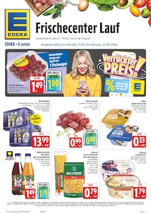 E center Prospekt Wir lieben Lebensmittel! mit  Seiten in Schnaittach und Umgebung
