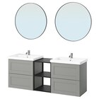 Aktuelles Badezimmer anthrazit/grau Rahmen Angebot bei IKEA in Siegen (Universitätsstadt) ab 570,98 €
