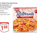Pizza Ristorante, Flammkuchen oder Piccola 2er-Pack im Angebot bei GLOBUS in Weinheim Pizza Ristorante, Flammkuchen oder Piccola 2er-Pack Angebote von Dr. Oetker bei GLOBUS Weinheim für 1,88 €