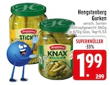 Gurken von Hengstenberg im aktuellen EDEKA Prospekt für 1,99 €