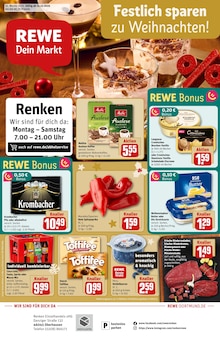Aktueller REWE Prospekt "Dein Markt" für Oberhausen Aktueller REWE Prospekt für Oberhausen mit Seiten