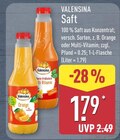 Saft Orange von Valensina im aktuellen ALDI Nord Prospekt für 1,79 €