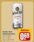 Aktuelle Bier Angebote bei REWE in Greifswald Aktuelles Jubiläumspilsener Angebot bei REWE in Greifswald ab 0,69 €
